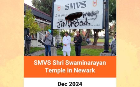 SMVS Shri Swaminarayan Temple in Newark