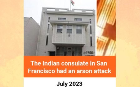 The Indian consulate in San Francisco had an arson attack