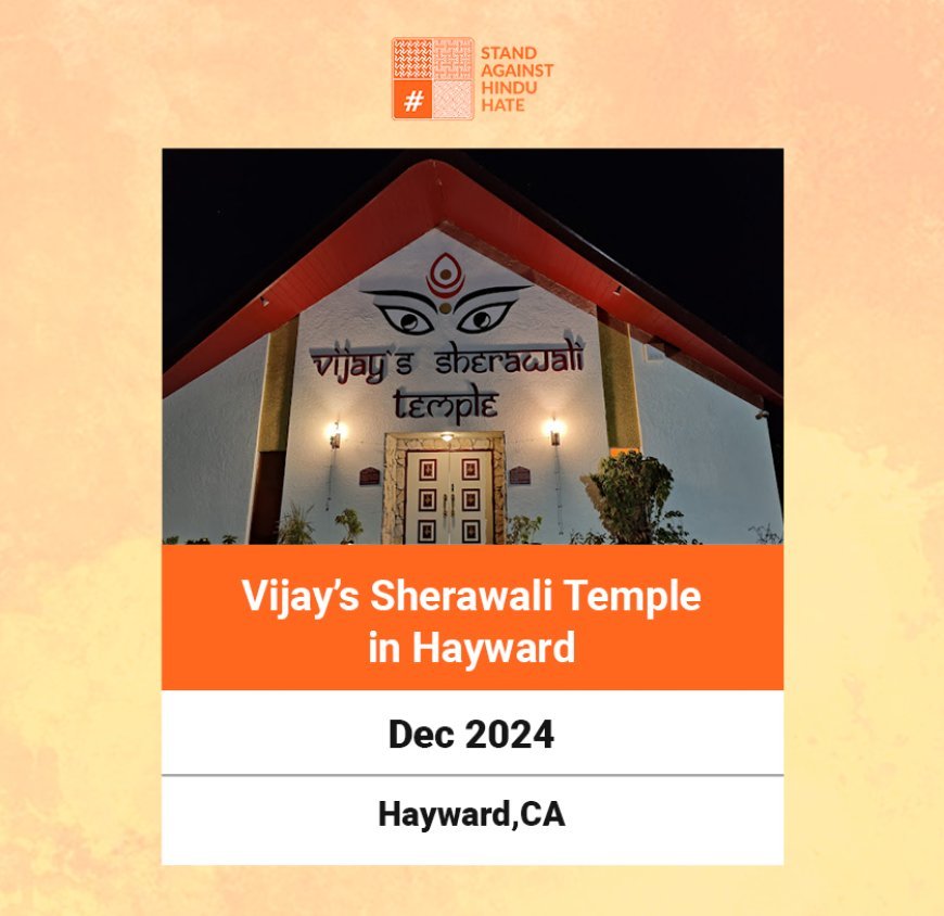 Vijay's Sherawali Temple in Hayward